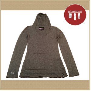 Women's Liquid Force Gray Long Sleeve Hooded Shirt